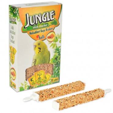 Jungle Ballı Muhabbet Kuşu Krakeri 10 lu