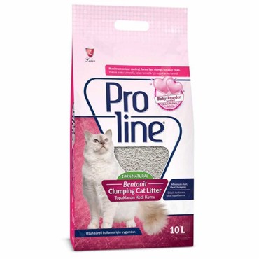 Pro Line Bebek Pudrası Kokulu Kedi Kumu 10 LT