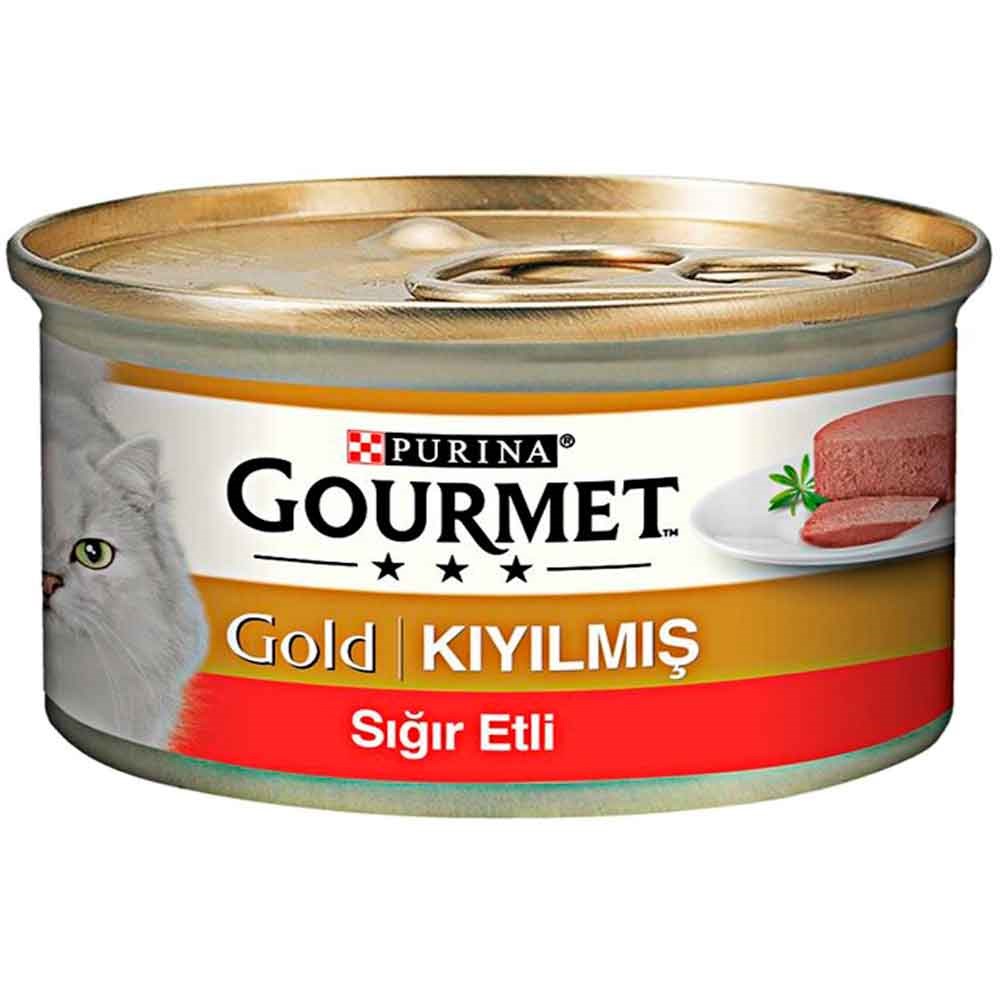 Gourmet Gold Kıyılmış Sığır Etli Kedi Konserve 85 Gr