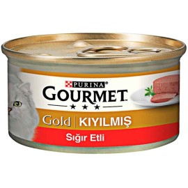 Gourmet Gold Kıyılmış Sığır Etli Kedi Konserve 85 Gr