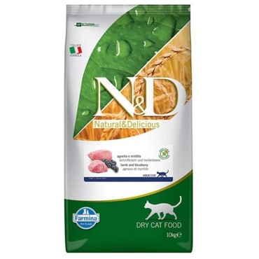 N&D Kuzulu Tahılsız Yetişkin Kedi Maması 10 Kg