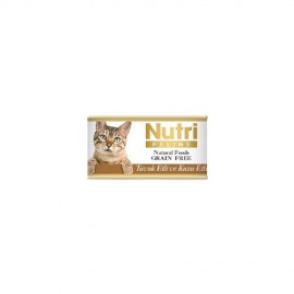 Nutri Tahılsız Tavuk Etli Kuzulu Kedi Konservesi 85 Gr