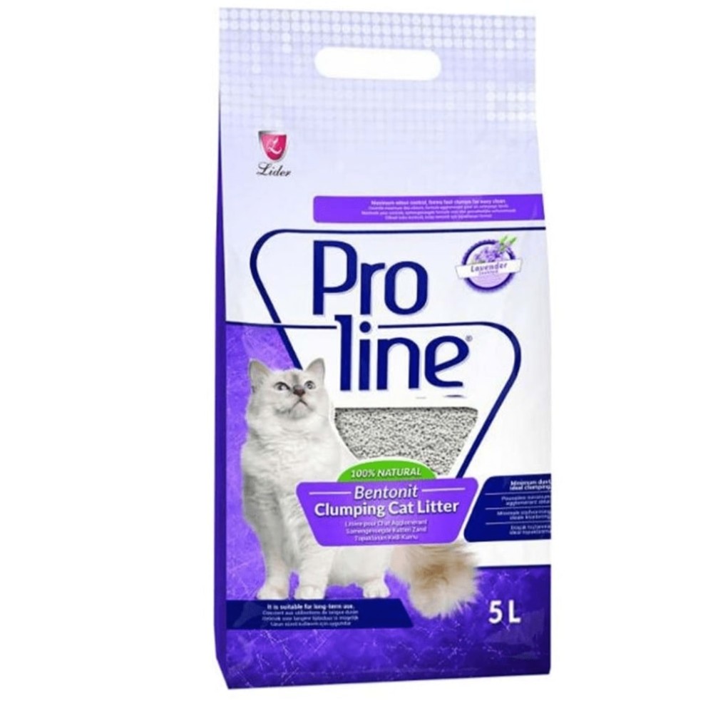 ProLine Lavanta Kokulu Bentonit Kedi Kumu 5 lt