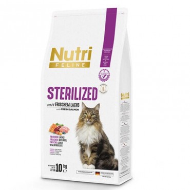 Nutri Somonlu Sterilised Kedi Maması 10 Kg