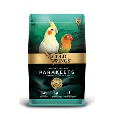 Gold Wings Premium Paraket Kuş Yemi 1 Kg