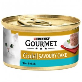 Gourmet Savoury Cake Ton Balıklı Kedi Konservesi 85 Gr