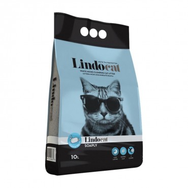 Lindo Cat Sabun Kokulu İnce Kedi Kumu 10 Lt