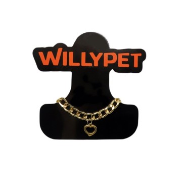 WILLYPET Boyun Zinciri Kalpli S BOY 27 Cm