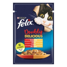 Felix Yaş Kedi Maması Sığır Eti Ve Kümes Hayvanlı 85 gr