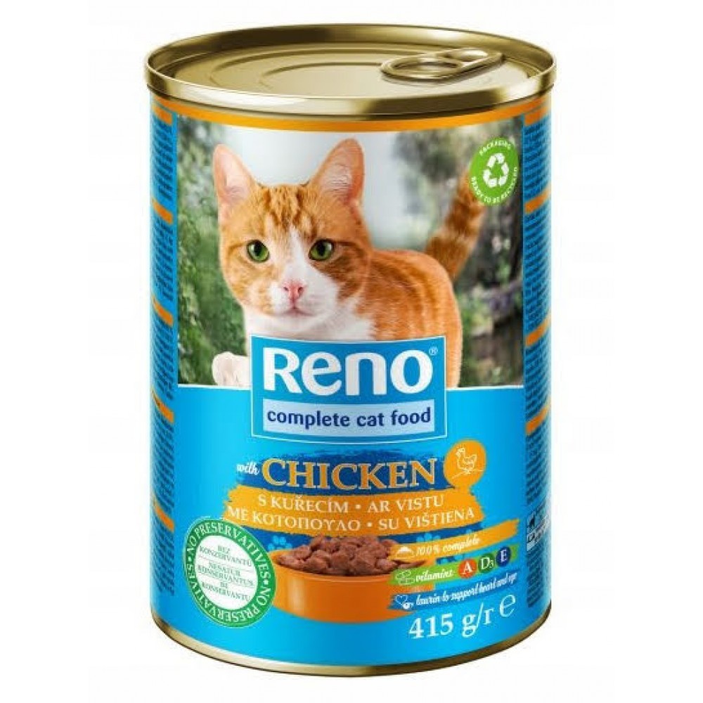 Reno Tavuklu Kedi Konservesi 415 gr