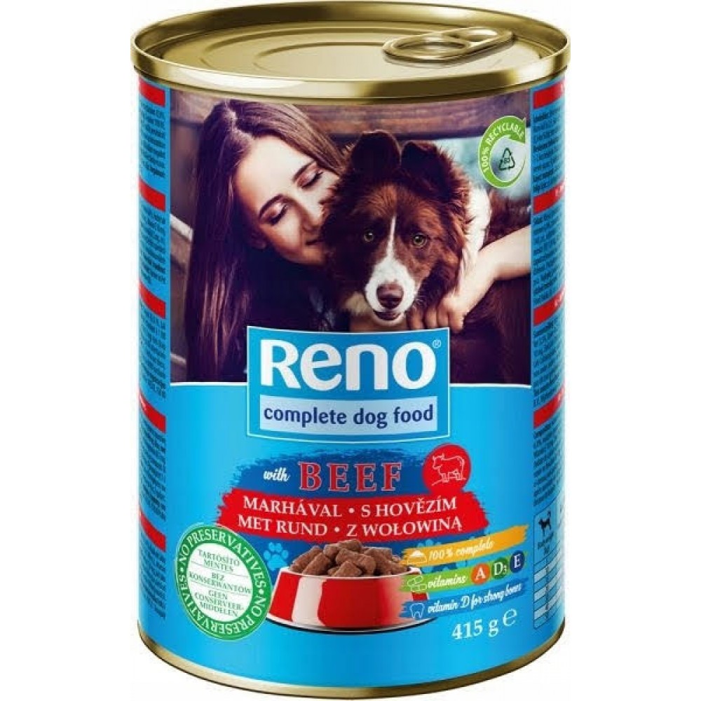 Reno Biftekli Köpek Konservesi 415 gr