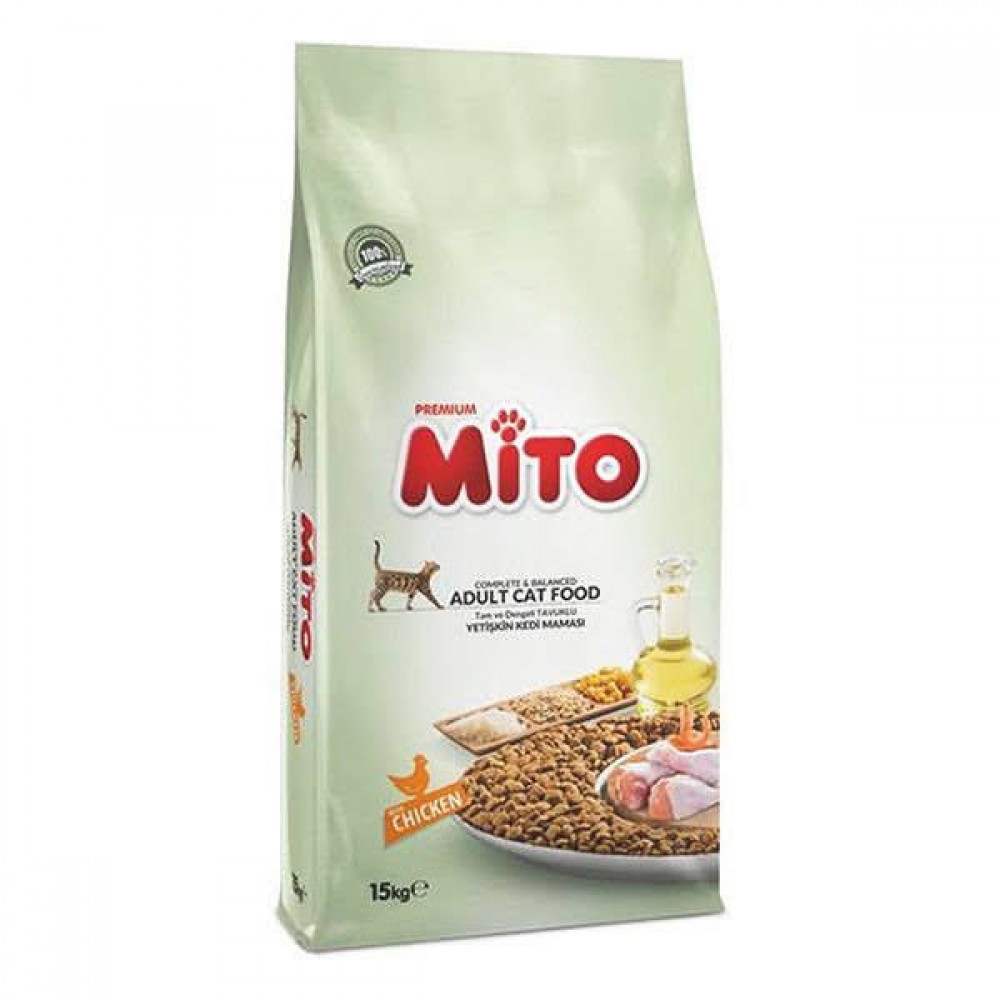 Mito Adult Cat Tavuklu Yetişkin Kedi Maması 15 Kg