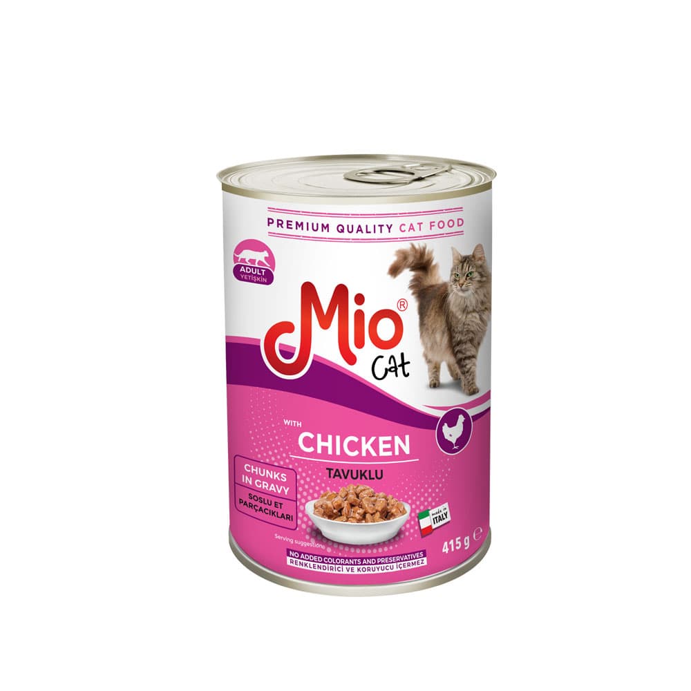 Mio Tavuklu Yetişkin Kedi Konservesi 415 Gr