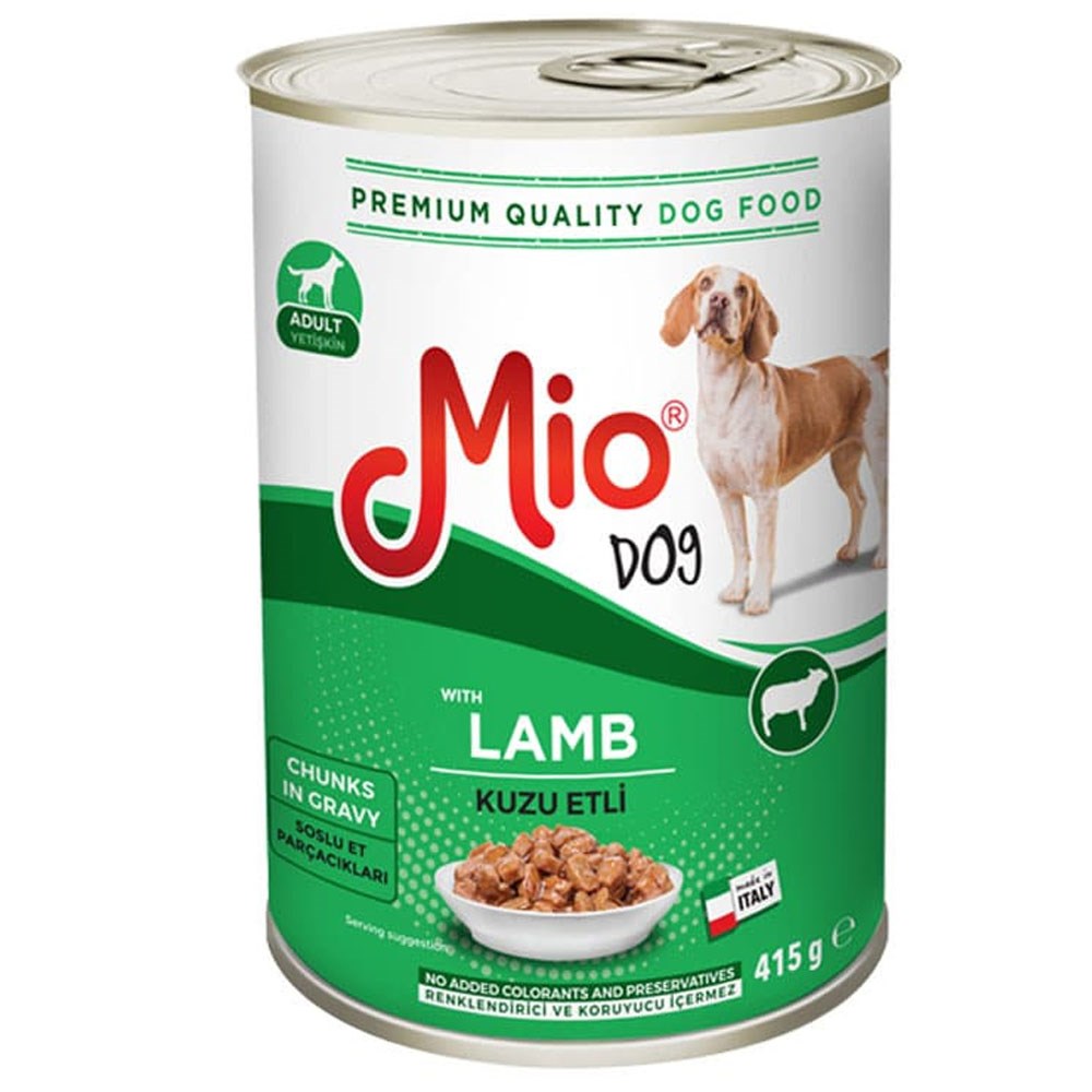 Mio Kuzu Etli Köpek Konservesi 415 gr