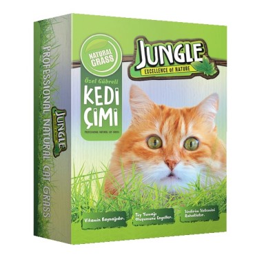 Jungle Kedi Çimi Kutulu Fileli JNG-042