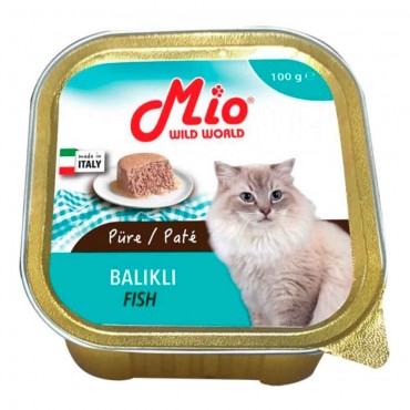 Mio Kedi Konservesi Balık Etli Püre 100 Gr