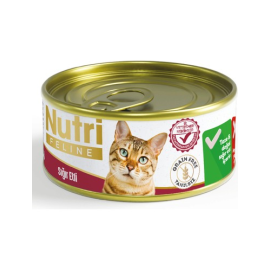 Nutri Tahılsız Sığır Etli Yetişkin Kedi Konservesi 85gr