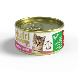 Nutri Tavuklu Ton Balıklı Yavru Kedi Konservesi 85gr