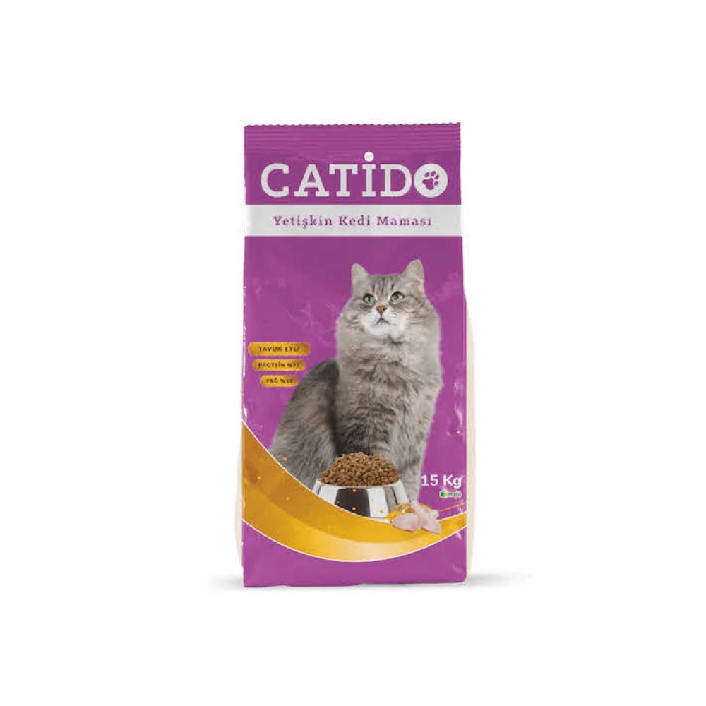 Catido Tavuklu Yetişkin Kedi Maması 15 Kg