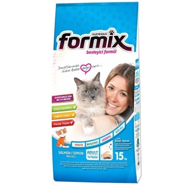 Formix Somonlu Yetişkin Kedi Maması 15 KG