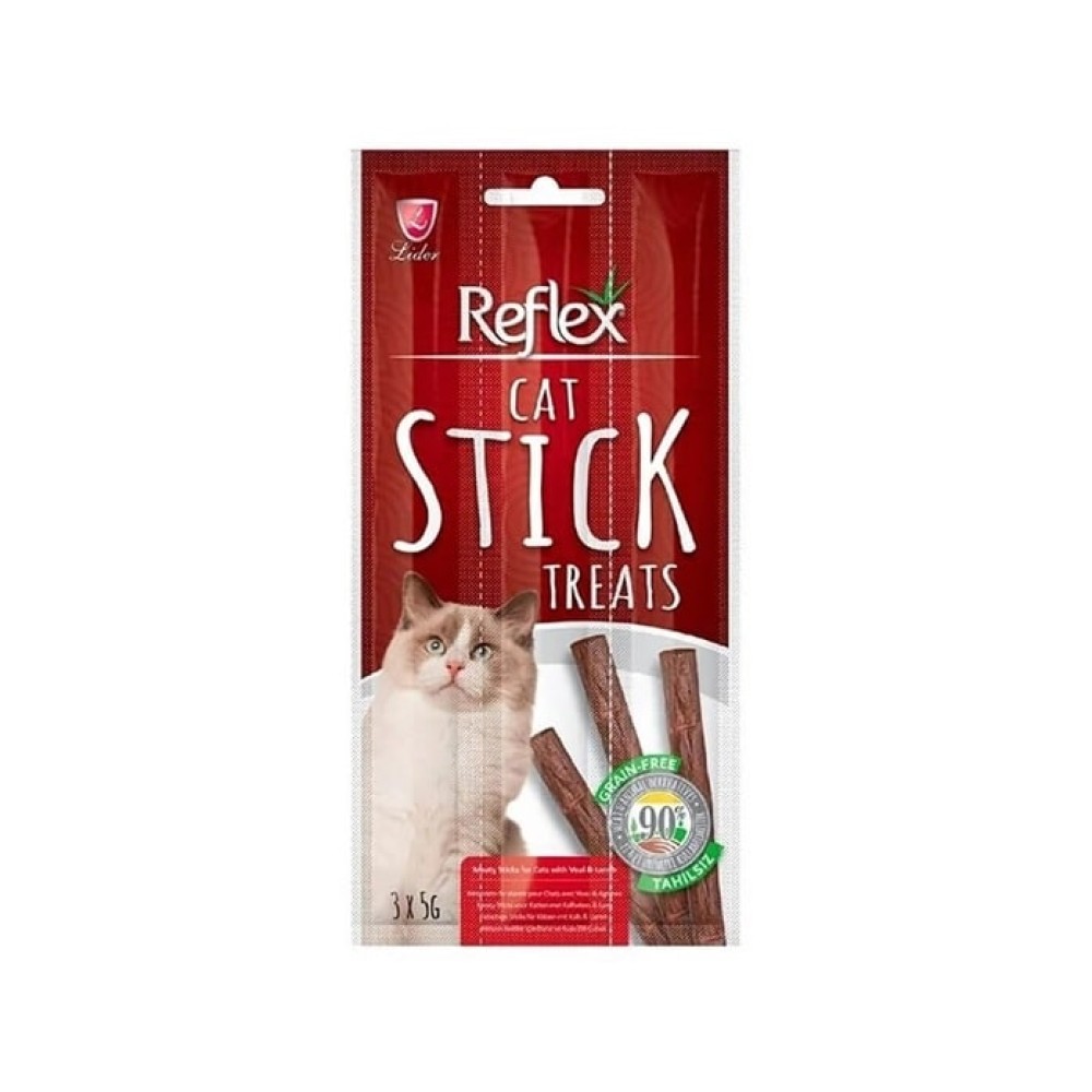 Reflex Sticks Biftek Kuzu Kedi Ödülü 3x5 gr