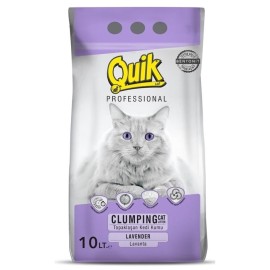 Quik Lavantalı İnce Tane Bentonit Topaklanan Kedi Kumu 10 L