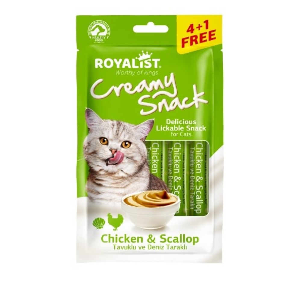 Royalist Kedi Sıvı Ödül Tavuklu Deniz Taraklı 5x15 gr
