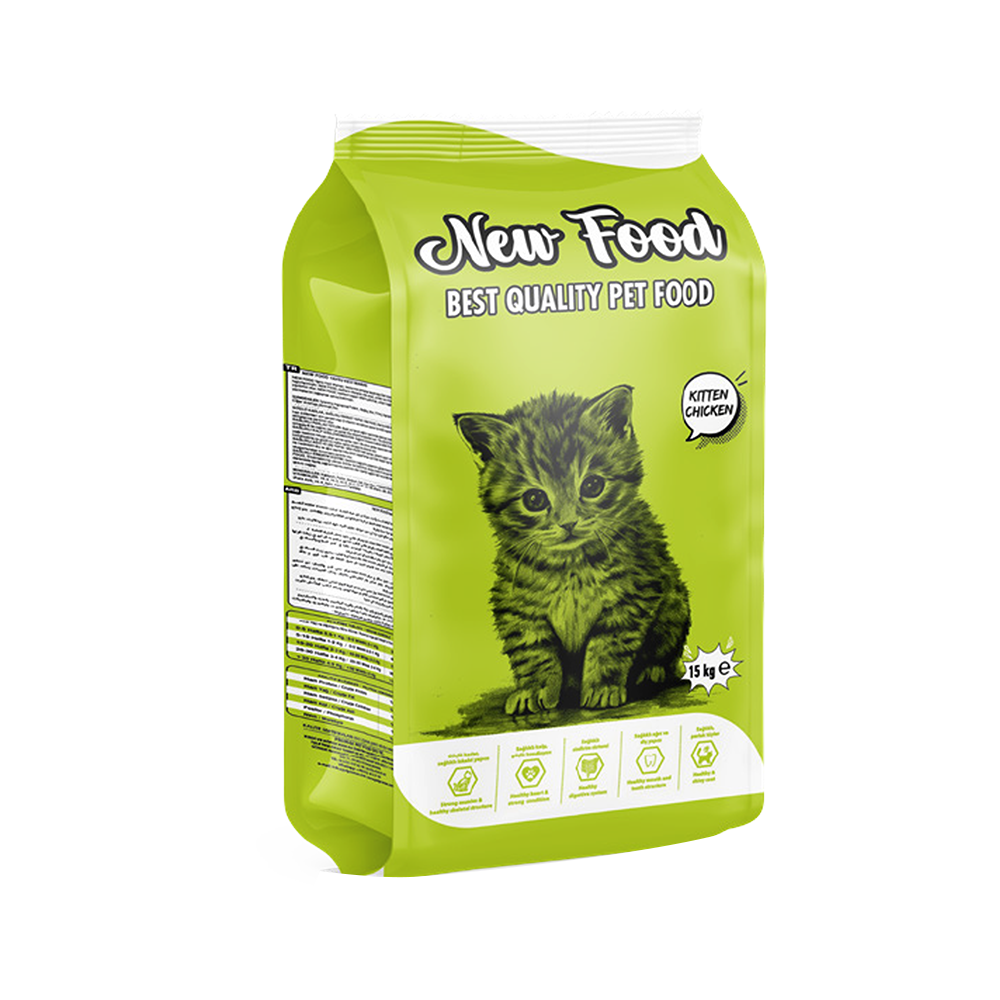 New Food Kitten Tavuklu Yavru Kedi Maması 15 kg
