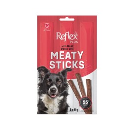 Reflex Plus Meaty Sticks Biftekli Yetişkin Köpek Ödül Maması 3 x 11 g
