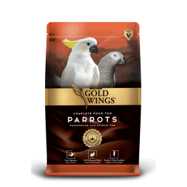 Gold Wing Premium Vitaminli Papağan Yemi 1 KG | Doğal & Katkısız Kuş Yemi