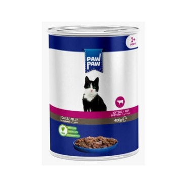 Pawpaw Biftekli Kedi Konserve 400 gr