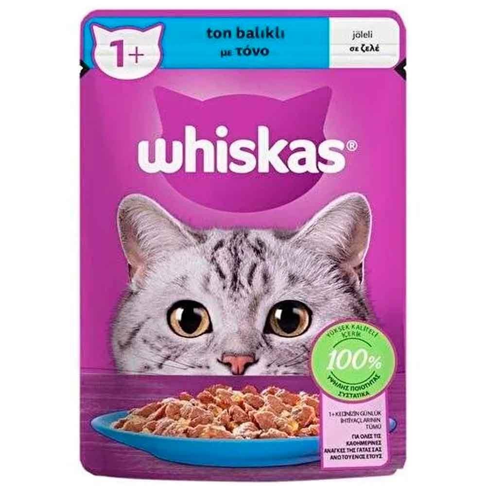 Whiskas Ton Balıklı Jöleli Kedi Konserve Maması 85 Gr