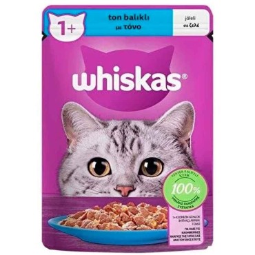 Whiskas Ton Balıklı Jöleli Kedi Konserve Maması 85 Gr