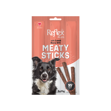 Reflex Plus Meaty Sticks Kuzu Etli Köpek Çubuk Ödül 3 x 11 GR