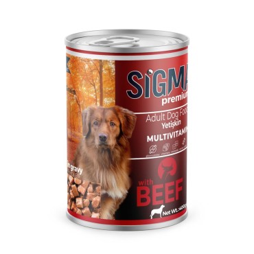 Sigma Adult Biftekli Köpek Konservesi 400 gr