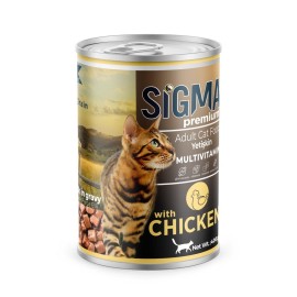 Sigma Adult Tavuklu Kedi Konservesi 400 Gr