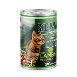 Sigma Adult Kuzu Etli Kedi Konservesi 400 Gr