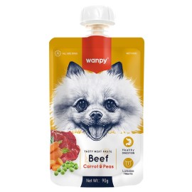 Wanpy Taze Ördek & Havuçlu Köpek Et Ezmesi 90 gr