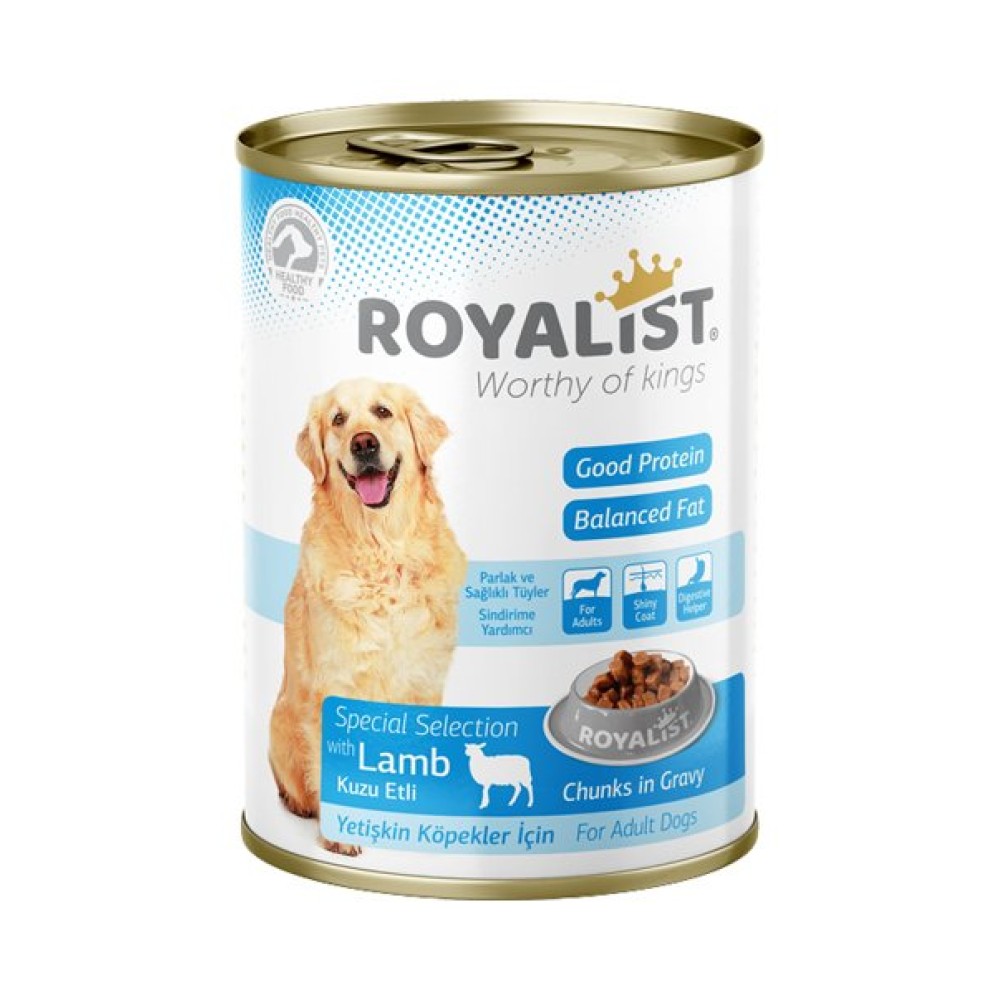 Royalist Adult Kuzu Etli Köpek Konservesi 400 Gr