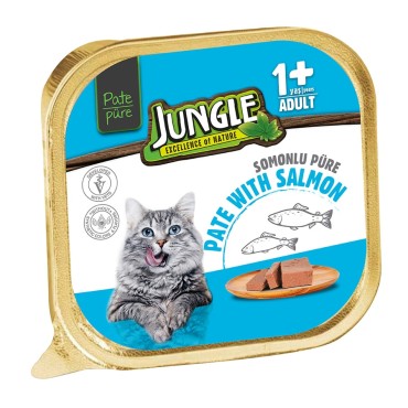 Jungle Adult Kedi Balıklı Pate Konserve 100 Gr