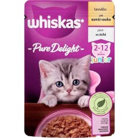 Whiskas Pure Delight Tavuklu Yavru Kedi Maması 85 Gr