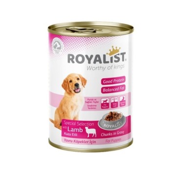 Royalist Puppy Kuzu Etli Yavru Köpek Konservesi 400 Gr