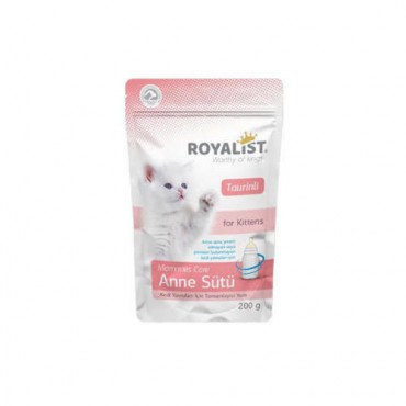 Royalist Taurinli Yavru Kediler İçin Anne Sütü Ek Besin Takviyesi 200 Gr