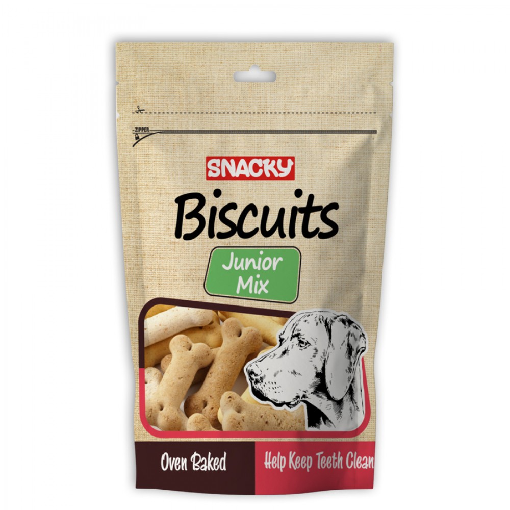 Snacky Junior Mix Köpek Bisküvisi 200 gr