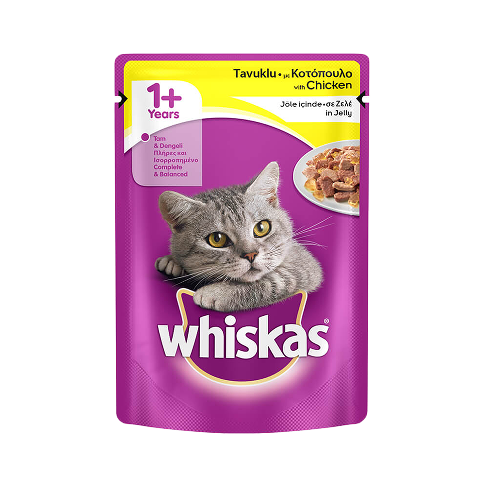 Whiskas Tavuklu Yetişkin Kedi Pouch Yaş Mama 85 g