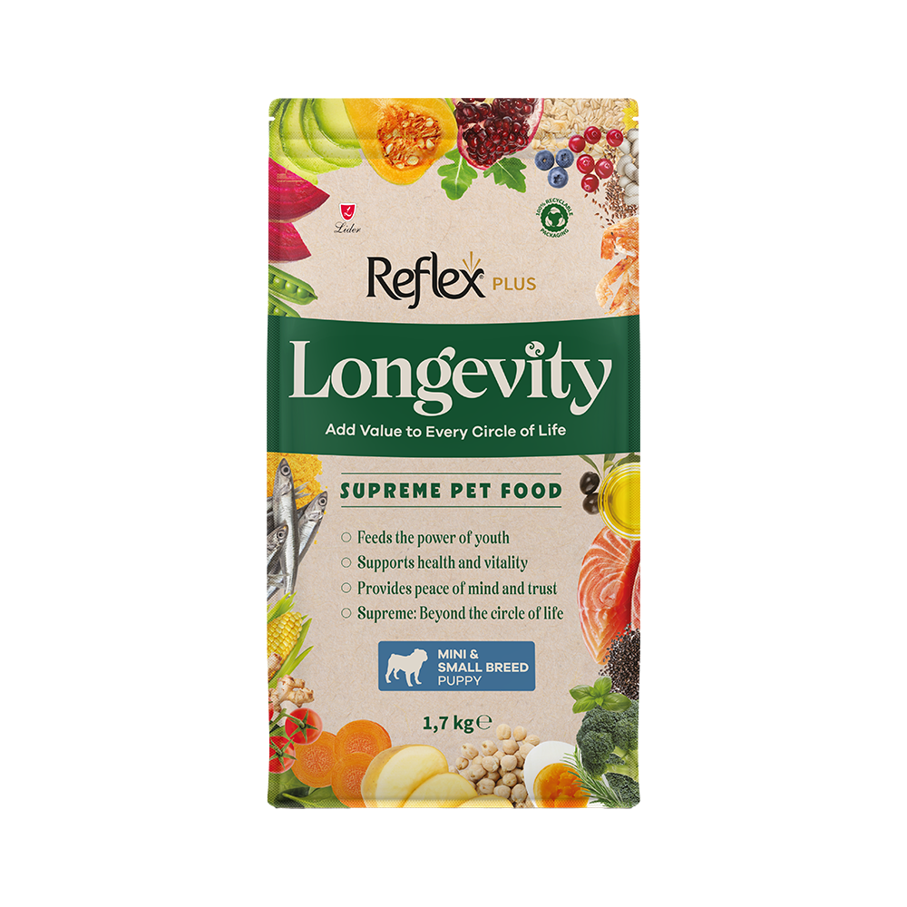 Reflex Plus Longevity Mini ve Küçük Irk Yavru Köpek Maması 1,7 kg