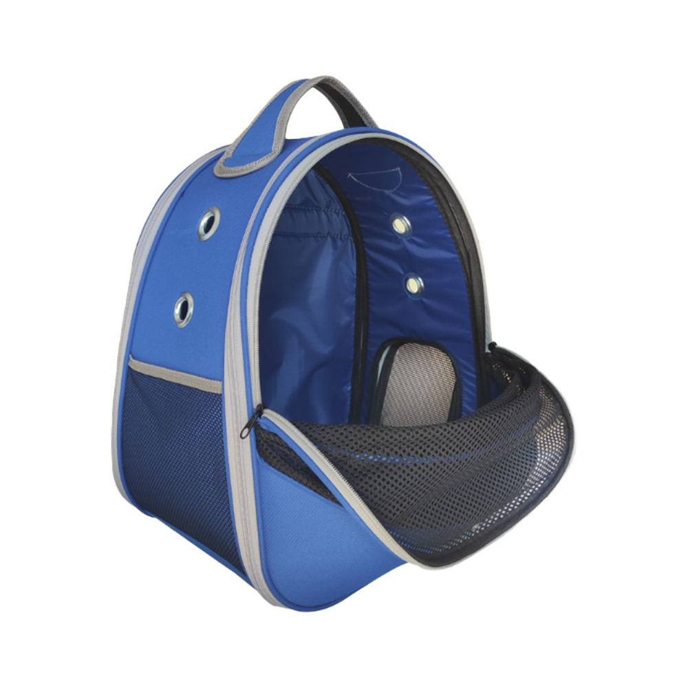 Lavistan Paris Fileli Evcil Hayvan Mavi Sırt Taşıma Çantası